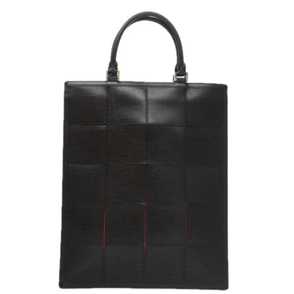 LOUIS VUITTON Epi Stretch Silver Fizz Hand Bag Black M54622 LV Auth 105153 - Picture 2 of 15